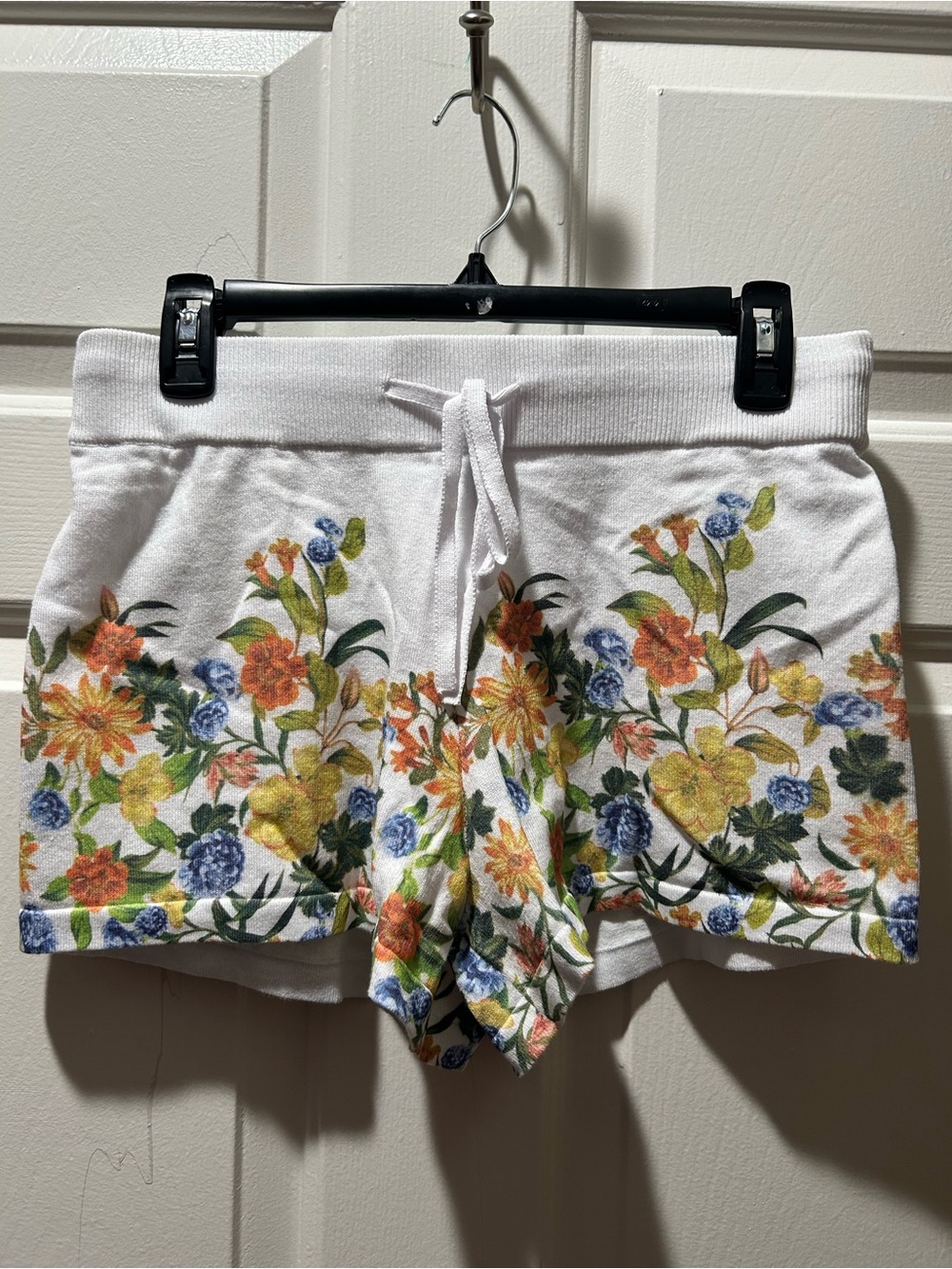 Beach Riot x Anthropologie Balboa Drawstring Shorts in Buttercream Bloom